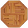 Mesa de jardín plegable madera maciza de acacia Ø60x75 cm en Mesas de jardín | Comprar online en Foru.es