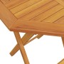 Mesa de jardín plegable madera maciza de acacia Ø60x75 cm en Mesas de jardín | Comprar online en Foru.es