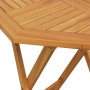 Mesa de jardín plegable madera maciza de acacia Ø70x75 cm en Mesas de jardín | Comprar online en Foru.es