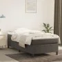 Box spring bed with dark gray velvet mattress 90x190 cm by vidaXL, Beds and slatted bases - Ref: Foro24-3144652, Price: 263,8...