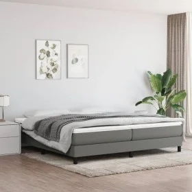 Box spring bed with dark gray fabric mattress 200x200 cm by vidaXL, Beds and slatted bases - Ref: Foro24-3144102, Price: 523,...