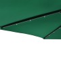 Sombrilla jardín con luces LED poste acero verde 225x225x212 cm en Sombrillas | Comprar online en Foru.es
