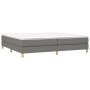 Cama box spring con colchón tela gris oscuro 200x200 cm de vidaXL, Camas y somieres - Ref: Foro24-3144200, Precio: 507,91 €, ...