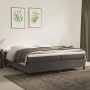 Cama box spring con colchón terciopelo gris oscuro 200x200 cm de vidaXL, Camas y somieres - Ref: Foro24-3144700, Precio: 507,...