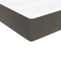 Cama box spring con colchón terciopelo gris oscuro 200x200 cm de vidaXL, Camas y somieres - Ref: Foro24-3144700, Precio: 507,...