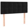 Cama box spring con colchón terciopelo negro 100x200 cm de vidaXL, Camas y somieres - Ref: Foro24-3141529, Precio: 300,59 €, ...