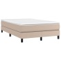 Cama box spring con colchón cuero sintético capuchino 120x200cm de vidaXL, Camas y somieres - Ref: Foro24-3144254, Precio: 34...