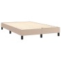 Cama box spring con colchón cuero sintético capuchino 120x200cm de vidaXL, Camas y somieres - Ref: Foro24-3144254, Precio: 34...