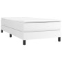 Cama box spring con colchón cuero sintético blanco 90x190 cm de vidaXL, Camas y somieres - Ref: Foro24-3144232, Precio: 283,3...
