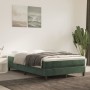 Cama box spring con colchón terciopelo verde oscuro 120x200 cm de vidaXL, Camas y somieres - Ref: Foro24-3144324, Precio: 337...