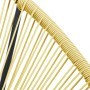 Silla de jardín Acapulco ratán sintético beige de vidaXL, Sillas de jardín - Ref: Foro24-313140, Precio: 116,74 €, Descuento: %