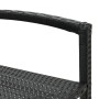 Taburetes de cocina 4 unidades ratán sintético negro de vidaXL, Sillas de jardín - Ref: Foro24-313455, Precio: 201,24 €, Desc...