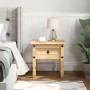 Mesa auxiliar Corona madera maciza de pino 50x50x50 cm en Mesas auxiliares | Comprar online en Foru.es