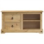Mueble de TV Corona madera maciza de pino 100x40x52 cm en Muebles TV | Comprar online en Foru.es