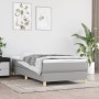 Cama box spring con colchón tela gris claro 90x200 cm de vidaXL, Camas y somieres - Ref: Foro24-3144143, Precio: 268,97 €, De...