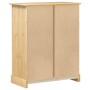 Cómoda cajonera Corona madera maciza de pino 92x48x114 cm en Baúles de almacenamiento | Comprar online en Foru.es
