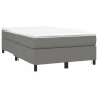 Cama box spring con colchón tela gris oscuro 120x200 cm de vidaXL, Camas y somieres - Ref: Foro24-3144408, Precio: 375,66 €, ...