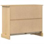 Cómoda cajonera Corona madera maciza de pino 101x45x82 cm en Baúles de almacenamiento | Comprar online en Foru.es