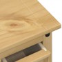 Cómoda cajonera Corona madera maciza de pino 101x45x82 cm en Baúles de almacenamiento | Comprar online en Foru.es