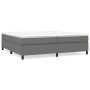 Cama box spring con colchón tela gris oscuro 200x200 cm de vidaXL, Camas y somieres - Ref: Foro24-3144448, Precio: 545,23 €, ...