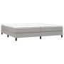 Cama box spring con colchón tela gris claro 200x200 cm de vidaXL, Camas y somieres - Ref: Foro24-3144101, Precio: 541,05 €, D...