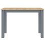 Mesa de comedor Panama madera maciza de pino gris 117x60x75 cm en Mesas de comedor | Comprar online en Foru.es