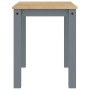 Mesa de comedor Panama madera maciza de pino gris 117x60x75 cm en Mesas de comedor | Comprar online en Foru.es