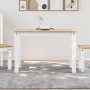 Mesa de comedor Panama madera maciza pino blanco 117x60x75 cm en Mesas de comedor | Comprar online en Foru.es