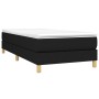 Cama box spring con colchón tela negro 100x200 cm de vidaXL, Camas y somieres - Ref: Foro24-3144153, Precio: 274,94 €, Descue...