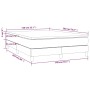 Cama box spring con colchón tela marrón oscuro 140x200 cm de vidaXL, Camas y somieres - Ref: Foro24-3144178, Precio: 379,48 €...