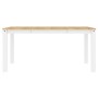 Mesa de comedor Panama madera maciza pino blanco 160x80x75 cm en Mesas de comedor | Comprar online en Foru.es