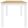 Mesa de comedor Panama madera maciza pino blanco 160x80x75 cm en Mesas de comedor | Comprar online en Foru.es
