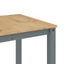 Mesa de comedor Panama madera maciza de pino gris 180x90x75 cm en Mesas de comedor | Comprar online en Foru.es