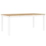 Mesa de comedor Panama madera maciza pino blanco 180x90x75 cm en Mesas de comedor | Comprar online en Foru.es