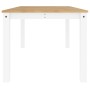 Mesa de comedor Panama madera maciza pino blanco 180x90x75 cm en Mesas de comedor | Comprar online en Foru.es