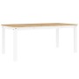 Mesa de comedor Panama madera maciza pino blanco 180x90x75 cm en Mesas de comedor | Comprar online en Foru.es