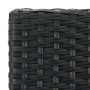 Taburetes altos de jardín cojines 4 uds ratán sintético negro de vidaXL, Sillas de jardín - Ref: Foro24-313437, Precio: 300,6...