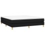 Cama box spring con colchón tela negro 180x200 cm de vidaXL, Camas y somieres - Ref: Foro24-3144193, Precio: 495,40 €, Descue...