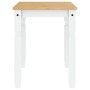 Mesa de comedor Corona madera maciza pino blanco 112x60x75 cm en Mesas de comedor | Comprar online en Foru.es