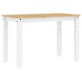 Mesa de comedor Corona madera maciza pino blanco 112x60x75 cm en Mesas de comedor | Comprar online en Foru.es