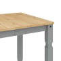 Mesa de comedor Corona madera maciza de pino gris 160x80x75 cm en Mesas de comedor | Comprar online en Foru.es