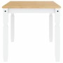 Mesa de comedor Corona madera maciza pino blanco 160x80x75 cm en Mesas de comedor | Comprar online en Foru.es