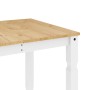 Mesa de comedor Corona madera maciza pino blanco 160x80x75 cm en Mesas de comedor | Comprar online en Foru.es