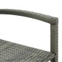 Taburetes de cocina 4 unidades ratán sintético gris de vidaXL, Sillas de jardín - Ref: Foro24-313456, Precio: 171,83 €, Descu...