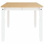 Mesa de comedor Corona madera maciza pino blanco 180x90x75 cm en Mesas de comedor | Comprar online en Foru.es