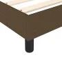 Box spring bed with dark brown fabric mattress 140x200 cm by vidaXL, Beds and slatted bases - Ref: Foro24-3144426, Price: 387...