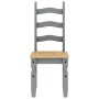 Sillas de comedor Corona 2 uds madera pino gris 42x47x107 cm en Sillas de comedor | Comprar online en Foru.es