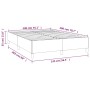 Cama box spring con colchón tela marrón oscuro 140x200 cm de vidaXL, Camas y somieres - Ref: Foro24-3144426, Precio: 402,17 €...