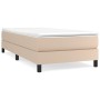 Cama box spring con colchón cuero sintético capuchino 80x200 cm de vidaXL, Camas y somieres - Ref: Foro24-3144230, Precio: 23...