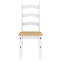Sillas de comedor Corona 2 uds madera pino blanco 42x47x107 cm en Sillas de comedor | Comprar online en Foru.es